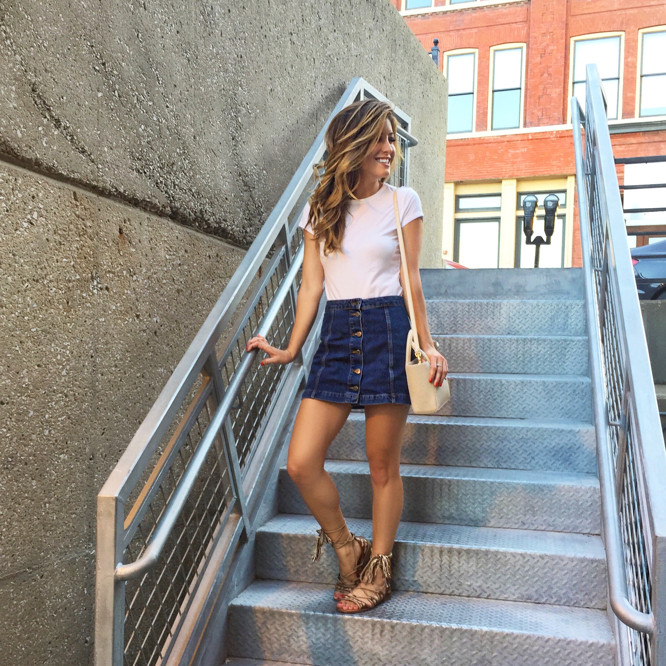 top shop denim skirt