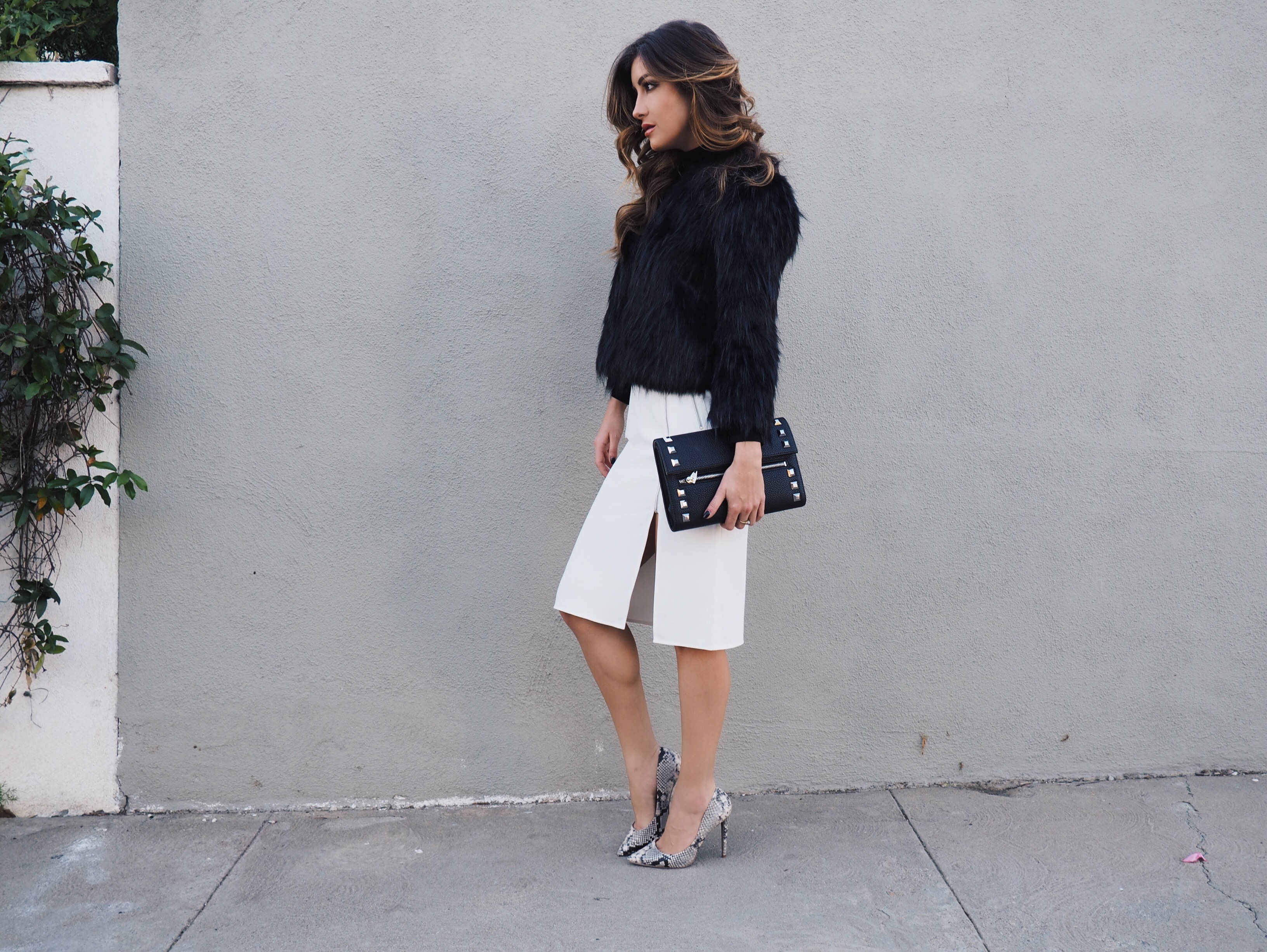 faux fur jacket