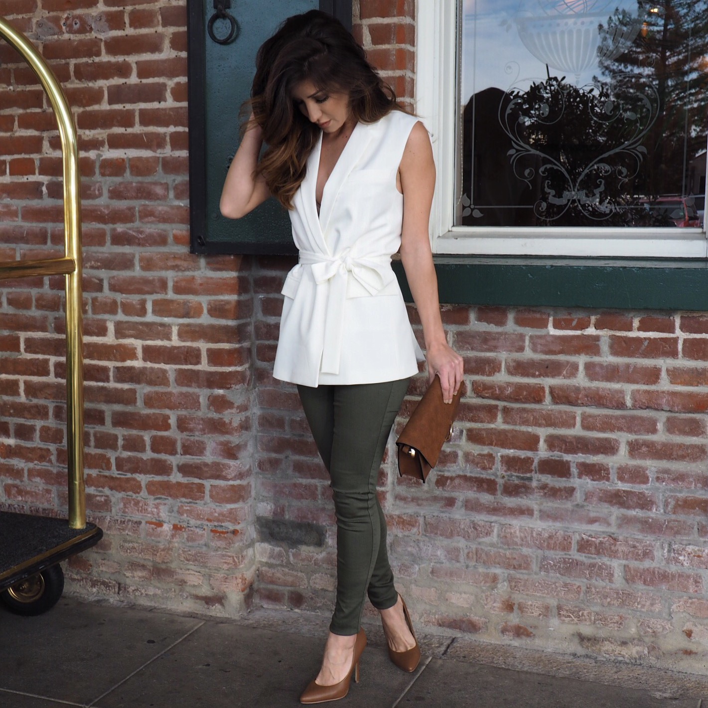 olive pants style inspiration