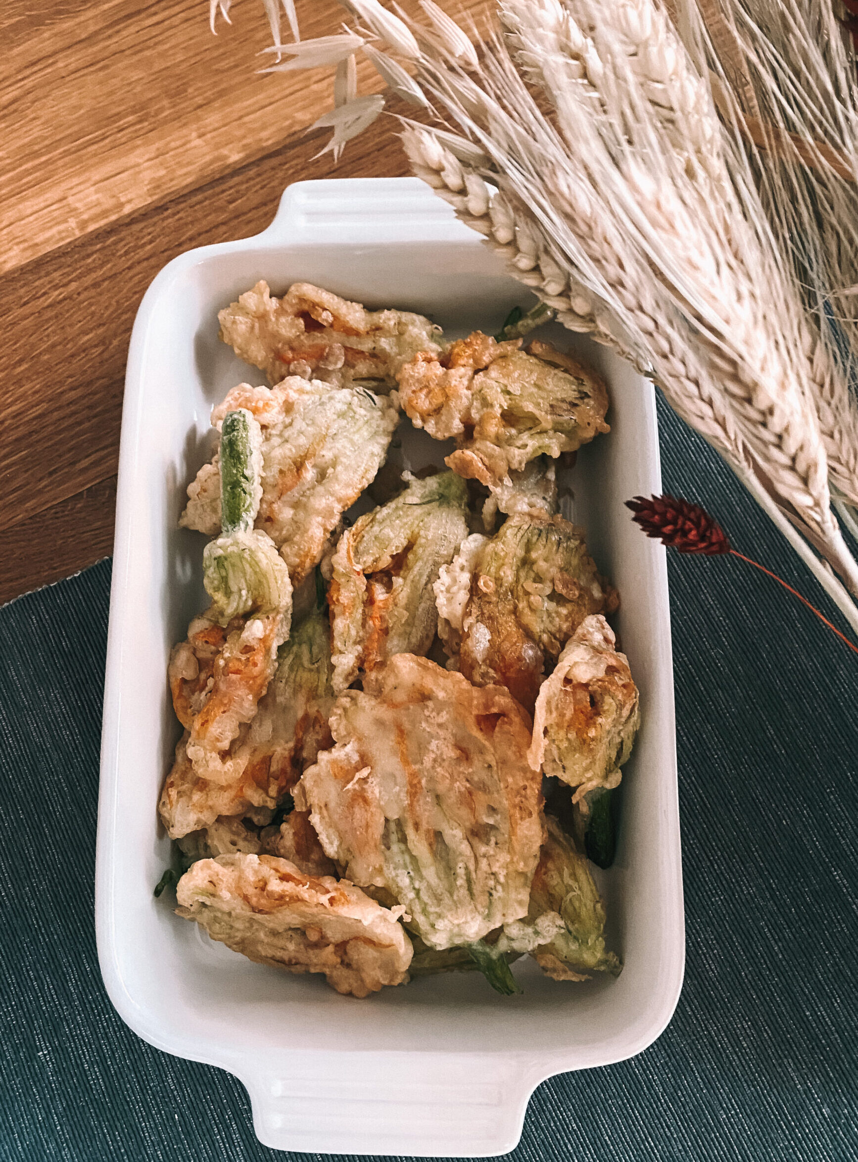 italian food zucchini flowers